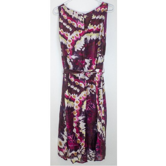 Lafayette 148 purple, pink, and white silk dress - Picture 2 of 5